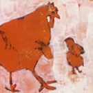 rooster and chickens
